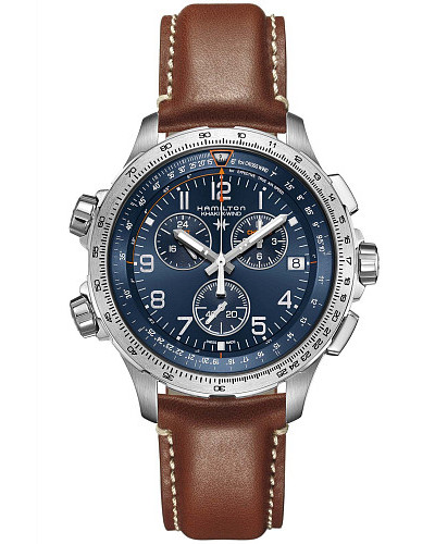 Hamilton Khaki X-Wind GMT Chrono Quartz H77922541