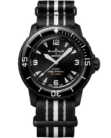 Swatch x Blancpain Ocean Of Storms SO35B400